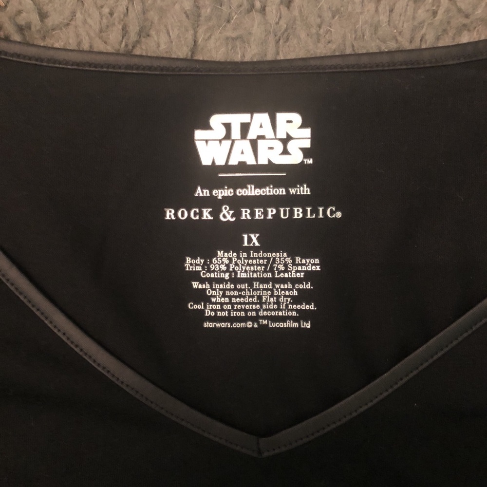 NWOT Rock & Republic Star Wars Top